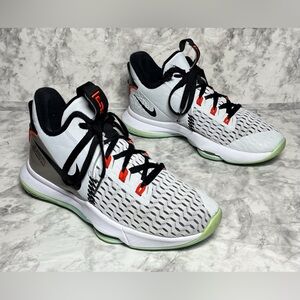 Nike LeBron Witness 5 White Pure Platinum Light Dew Men’s Size 8
